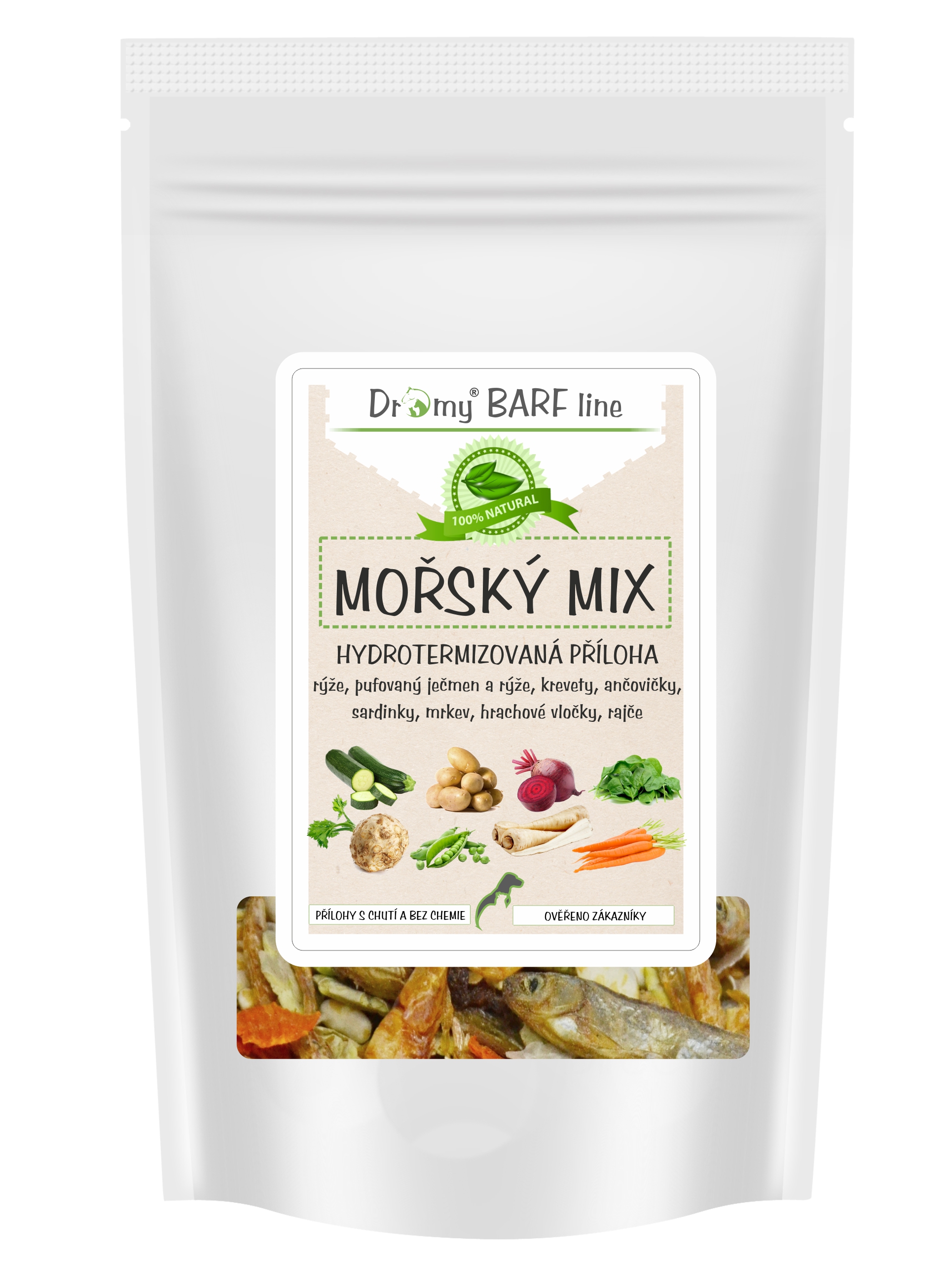 Dromy mořský mix se zeleninou 900g