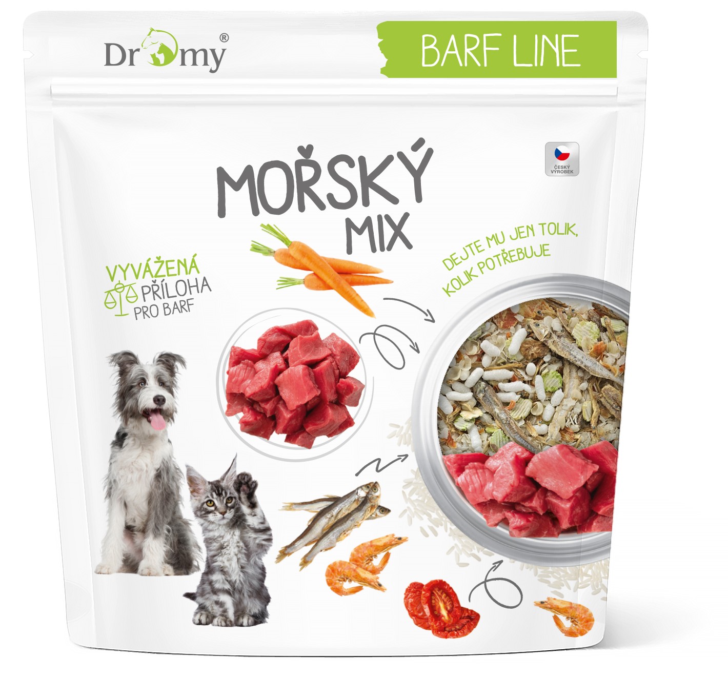 Dromy mořský mix se zeleninou 900g