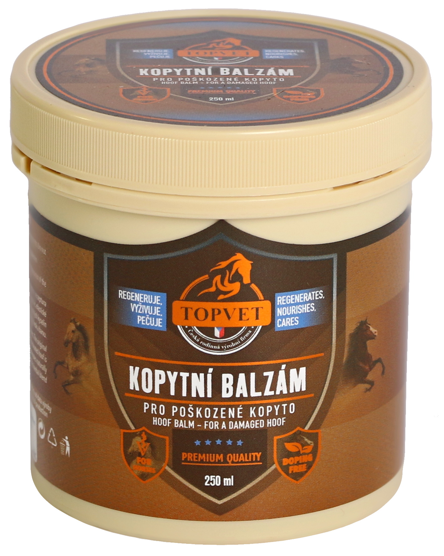 Topvet Kopytní balzám pro poškozené kopyto 250 ml