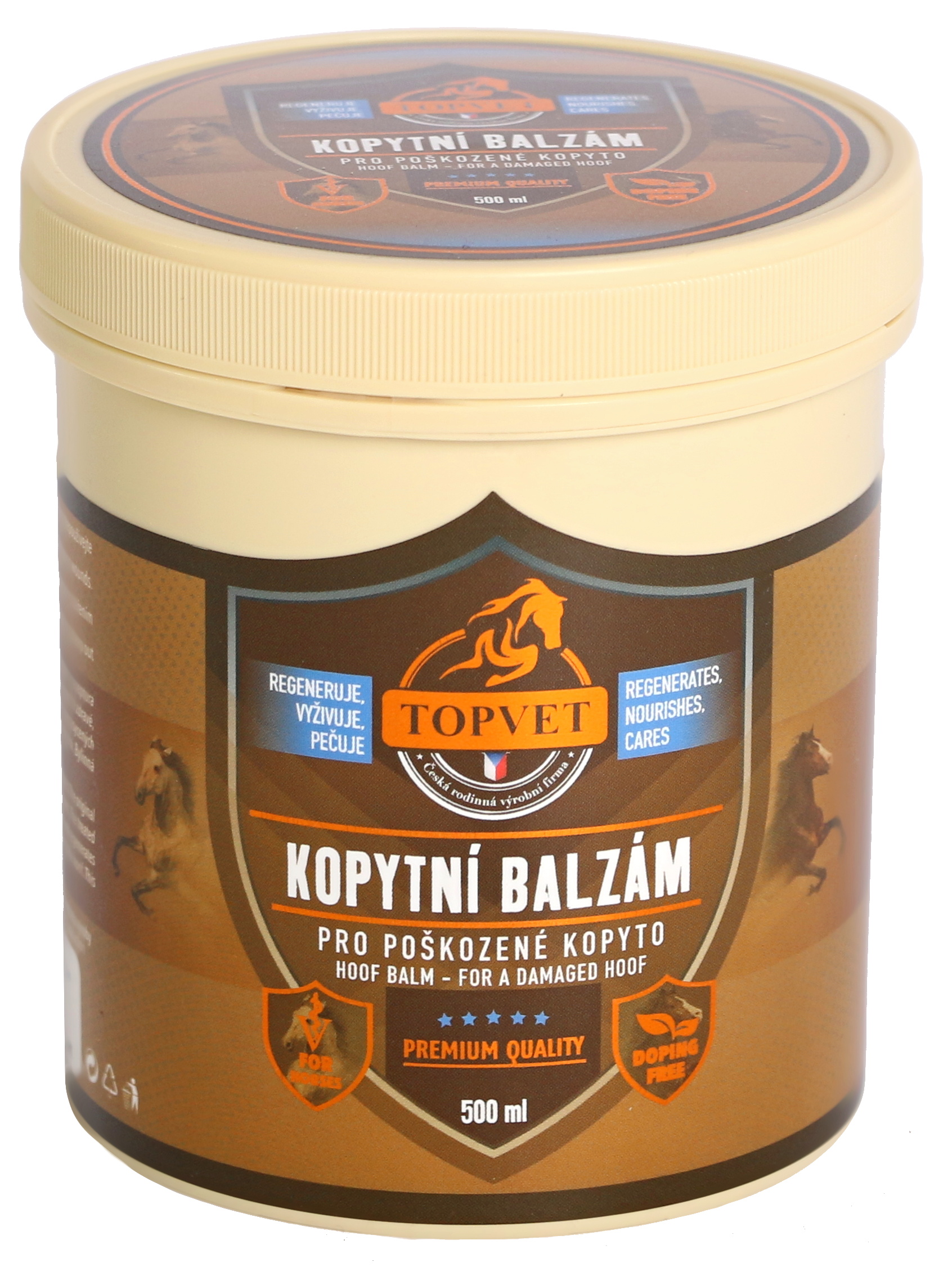 Topvet Kopytní balzám pro poškozené kopyto 500 ml