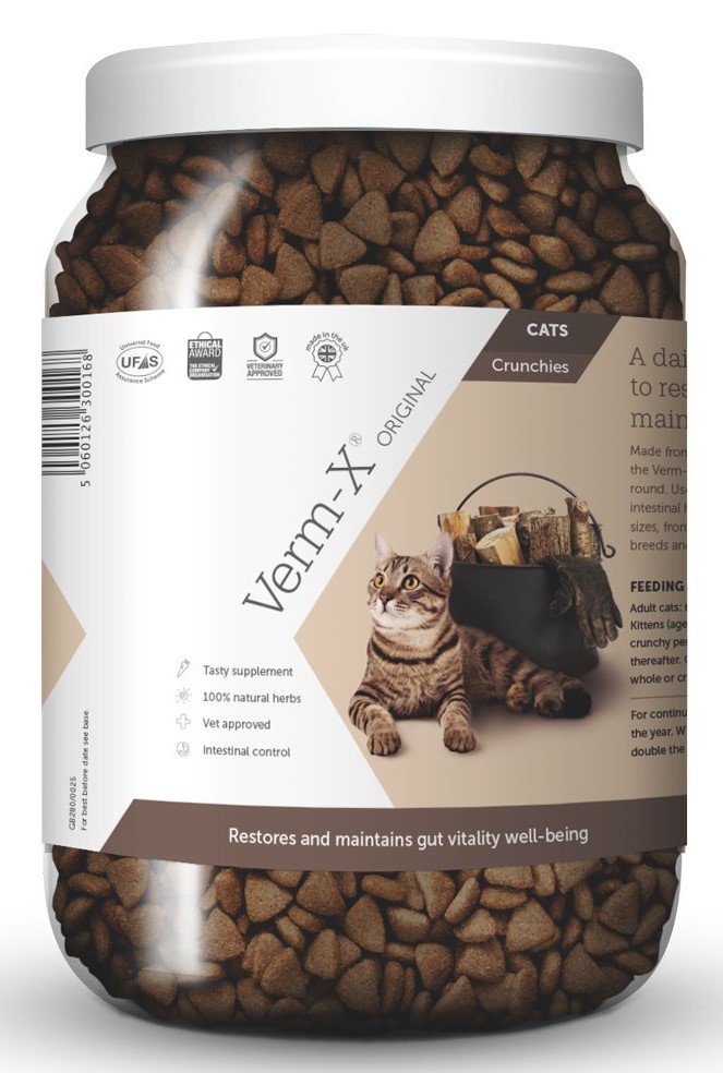 Verm X odčervovací pamlsek pro kočky 60 g balení: 650 g