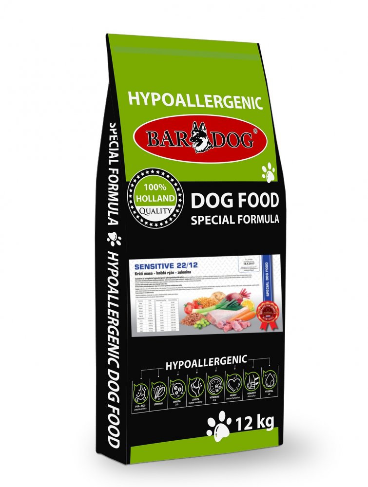 Bardog Sensitive Turkey & Rice Hmotnost: 4 kg