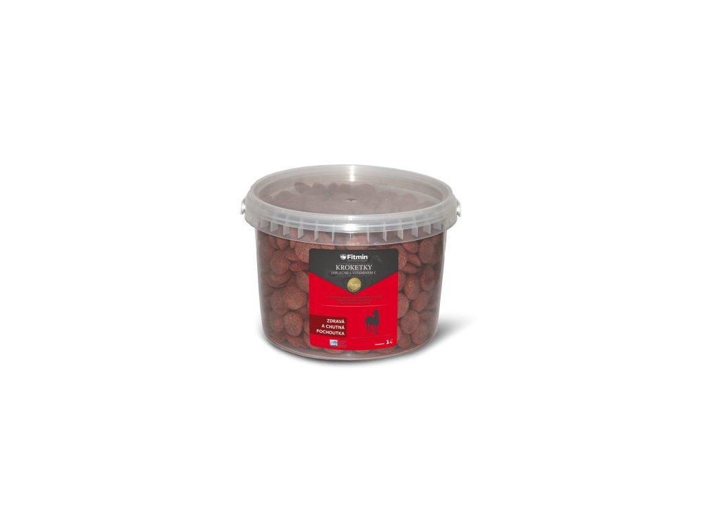 Fitmin horse KROKETKY jablko+vit.C balení: 1,2 kg
