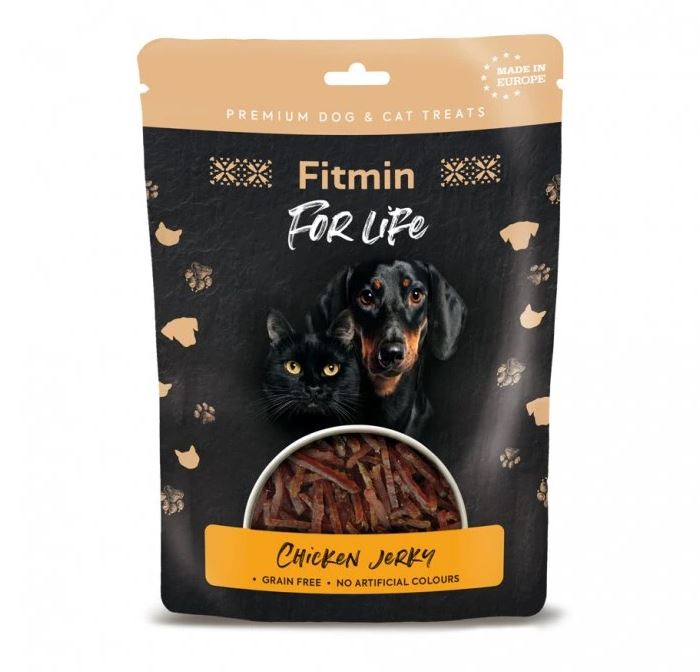 Fitmin FFL dog & cat treat chicken jerky 70g