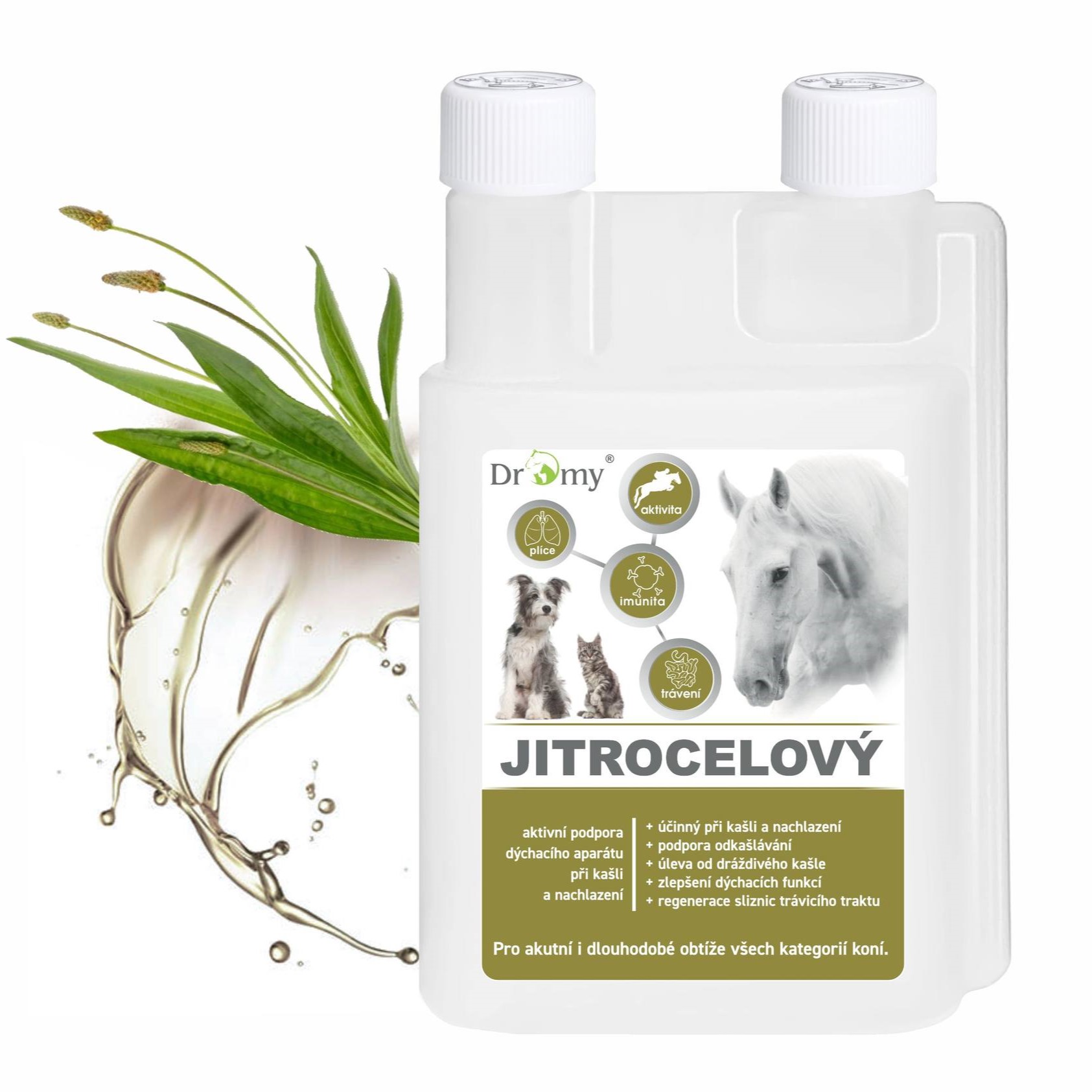 Dromy Jitrocelový sirup 1000 ml