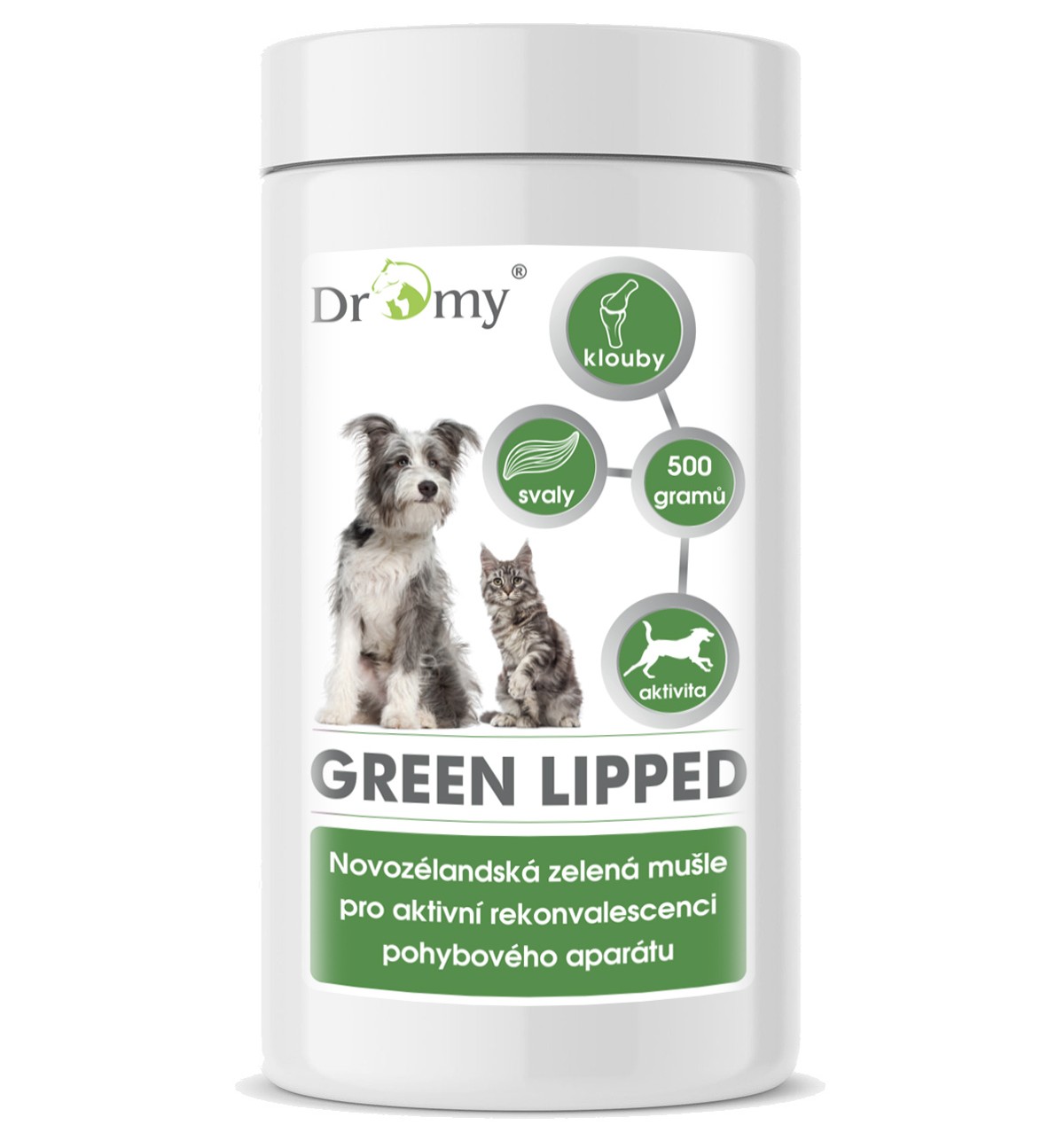 Dromy Green lipped mussel 500 g