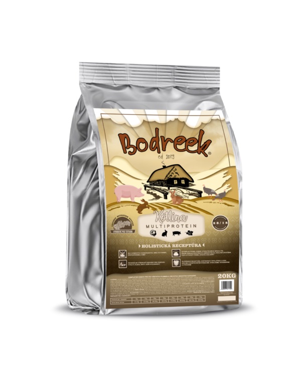 Holistické granule Bodreek Kotlina s jeřabinou Hmotnost: 20 kg