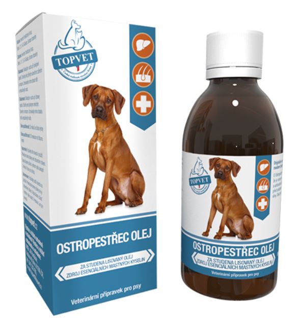 Topvet Ostropestřec olej pro psy 200ml