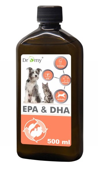 Dromy Omega 3 EPA & DHA olej 500 ml