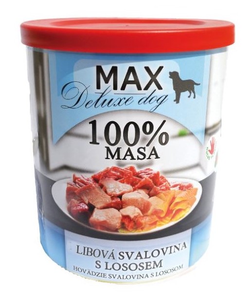 SOKOL FALCO Falco MAX Deluxe Kostky libové svaloviny 800g Navíc: S lososem
