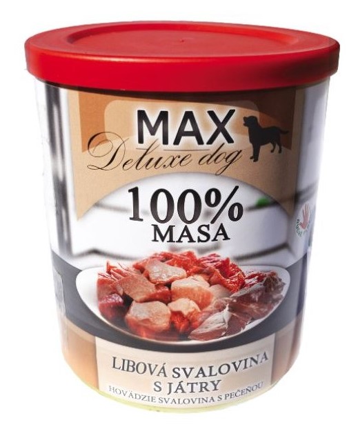 SOKOL FALCO Falco MAX Deluxe Kostky libové svaloviny 800g Navíc: S játry