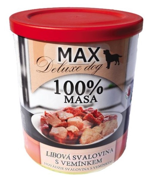 SOKOL FALCO Falco MAX Deluxe Kostky libové svaloviny 800g Navíc: S vemínkem