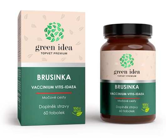 Topvet green idea Brusinka obecná bylinný extrakt 60 tablet
