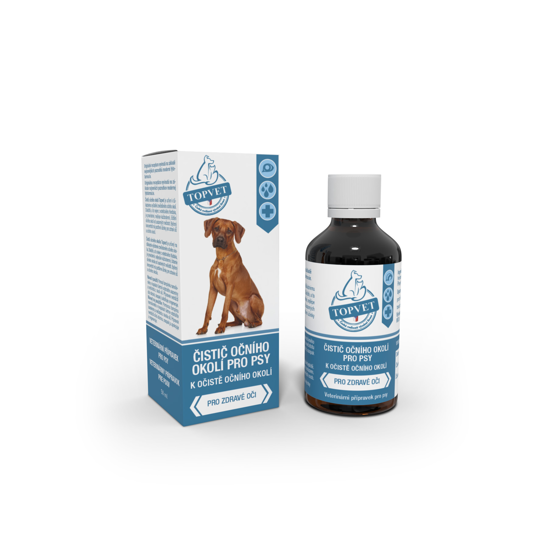 Topvet Čistič očního okolí pro psy 50ml
