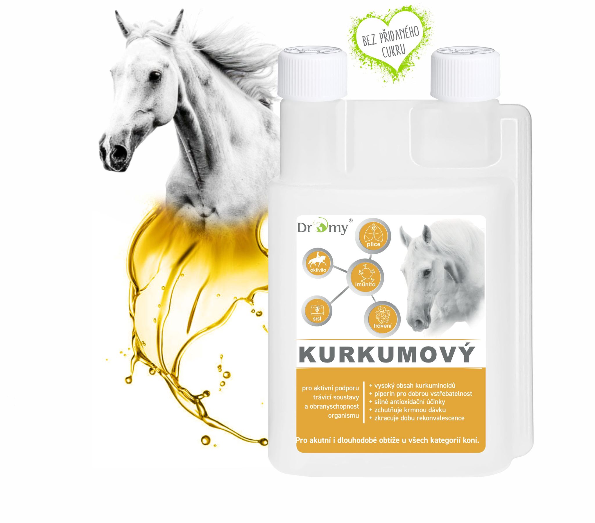 Dromy Kurkumový sirup 1000 ml