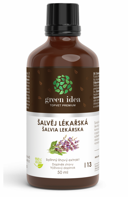 Green idea Šalvěj lékařská tinktura 50ml