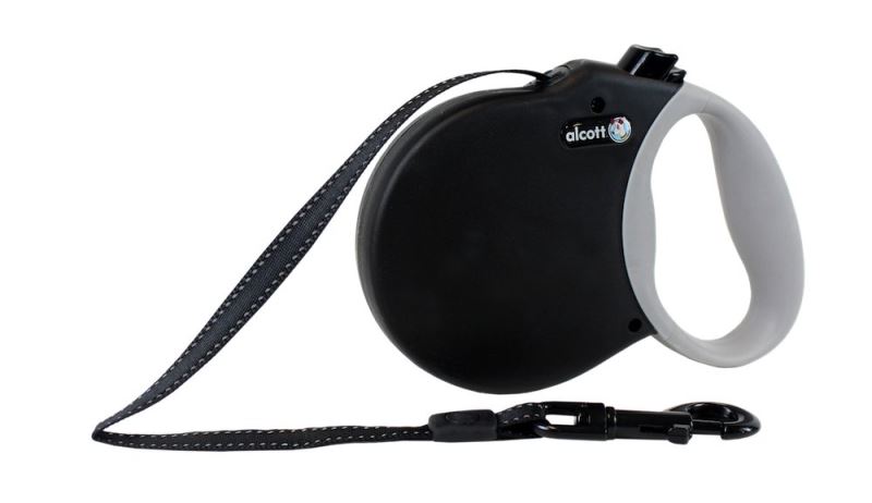 Alcott Svinovací vodítko Adventure L černé 5m