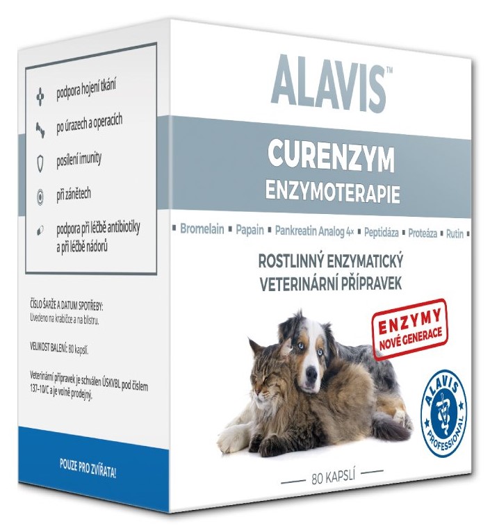 Levně Alavis Curenzym Enzymoterapie balení: 80 kapslí