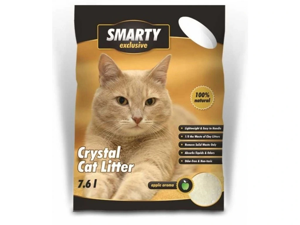 SMARTY Exclusive 7,6 l silikátové stelivo Jablko