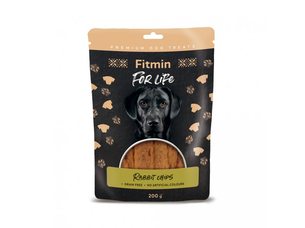 Fitmin FFL Rabbit chips Králičí plátky 200g