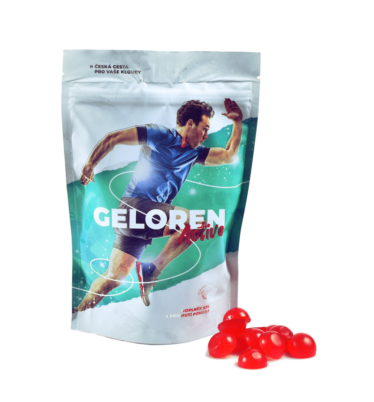 Contipro Geloren ACTIVE pomeranč 400g - kloubní výživa pro lidi