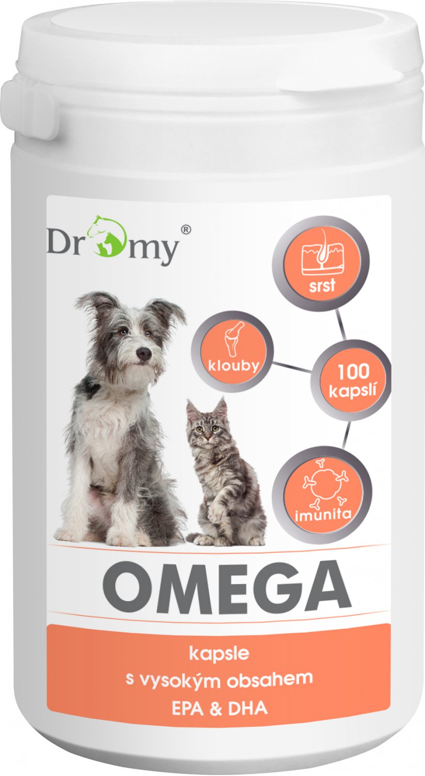 Dromy Omega 3 kapsle EPA & DHA 100 cps.