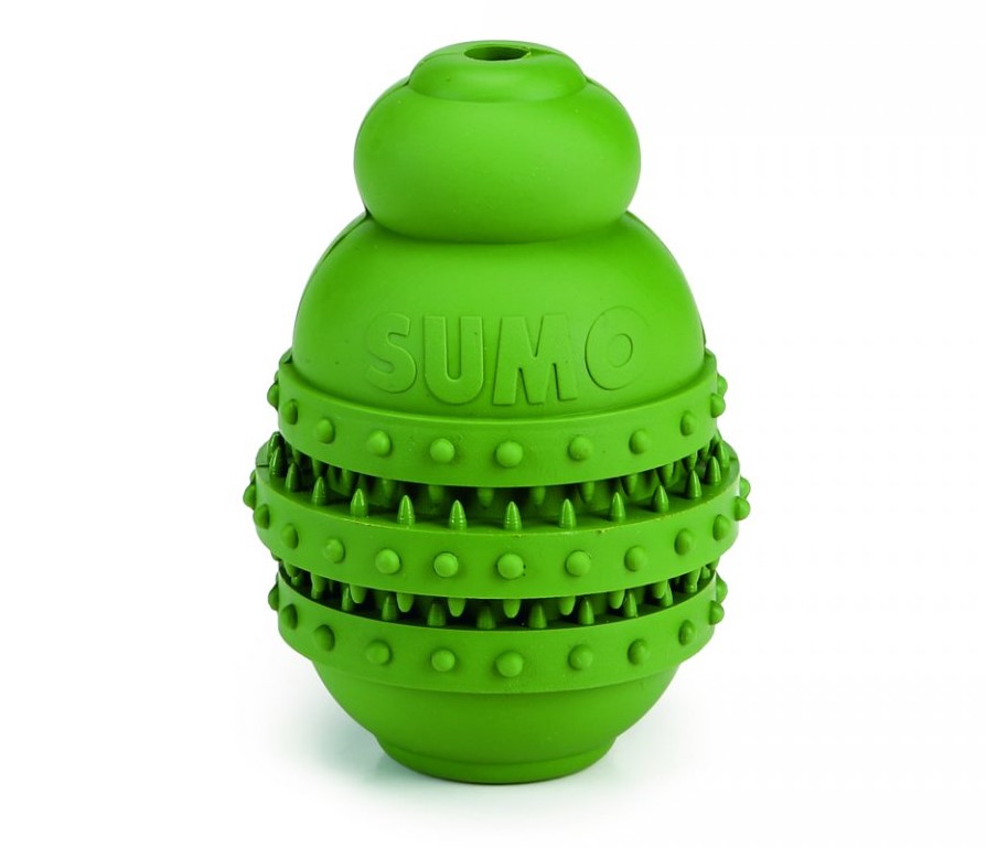Beeztees Hračka Sumo play dental S zelený 6x6x8,5cm