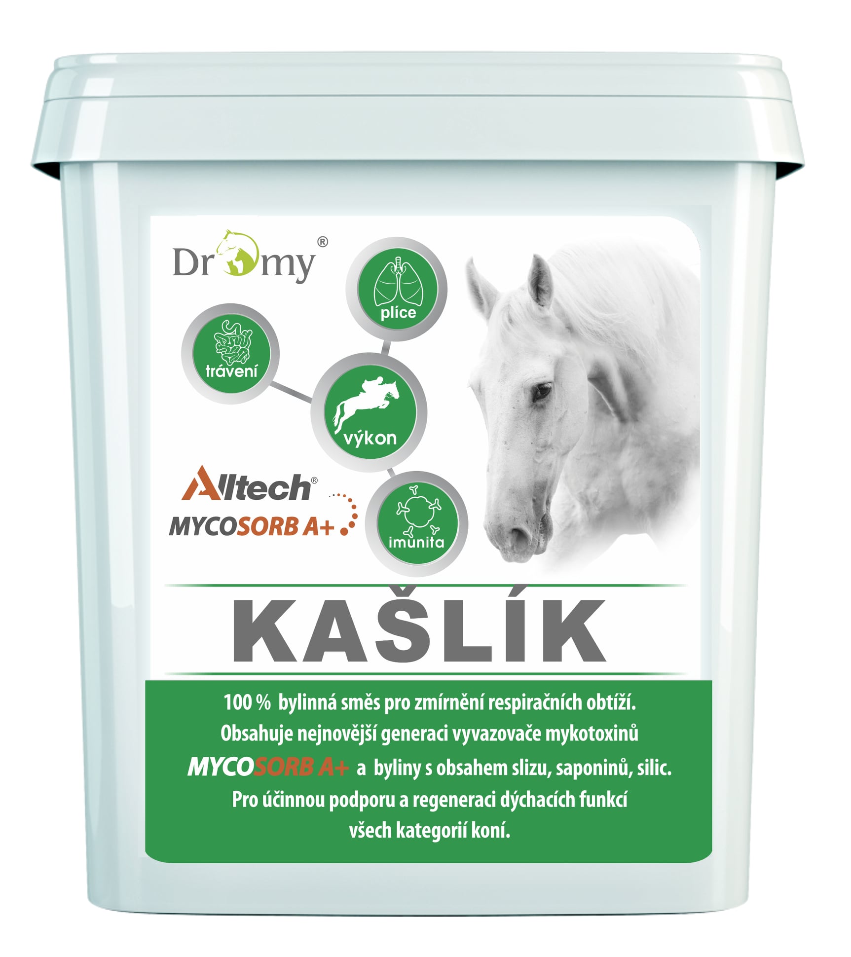 Dromy Kašlík A+ s vyvazovačem mykotoxinů 2100g