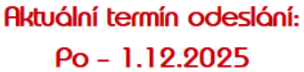 Termín odeslání