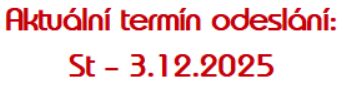 Termín odeslání