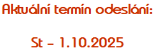 Termín odeslání