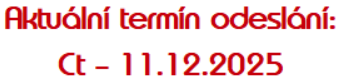 Termín odeslání