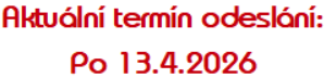 Termín odeslání