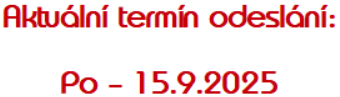 Termín odeslání