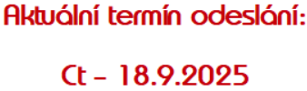 Termín odeslání