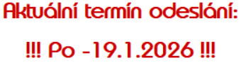 Termín odeslání