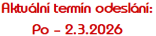 Termín odeslání