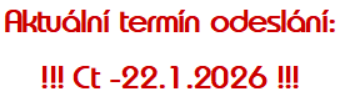 Termín odeslání