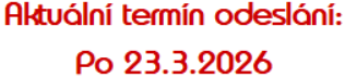 Termín odeslání