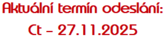 Termín odeslání