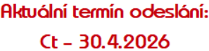 Termín odeslání