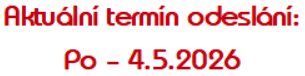 Termín odeslání