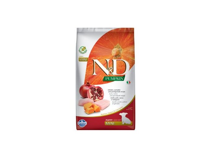 N&D Pumpkin DOG Puppy Mini Chicken & Pomegranate 2,5kg
