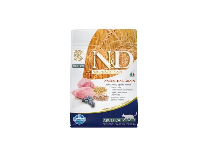N&D LG CAT Adult Lamb & Blueberry 300g