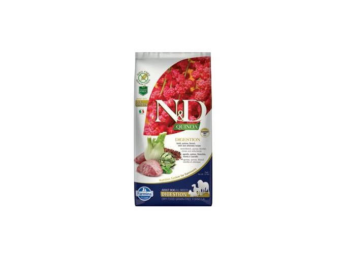 N&D Quinoa DOG Digestion Lamb & Fennel M/L 7kg