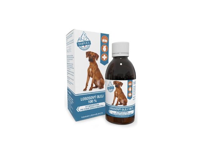 Lososový olej pro psy TOPVET 200ml