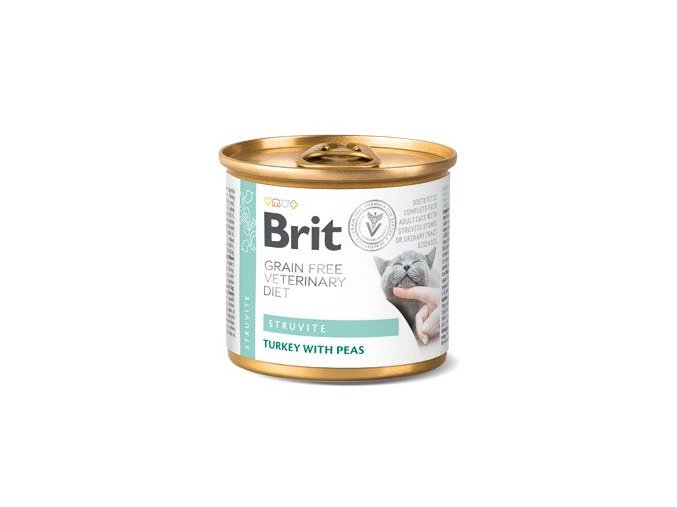 Brit VD Cat GF konz Struvite 200g