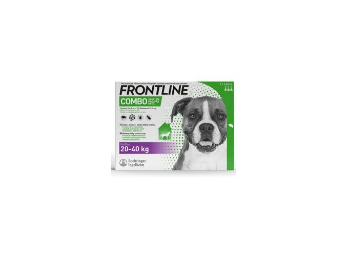 FRONTLINE COMBO spot-on pro psy L (20-40kg)-3x2,68ml