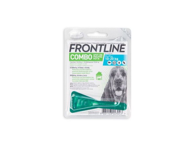 FRONTLINE COMBO spot-on pro psy M (10-20kg)-1x1,34ml