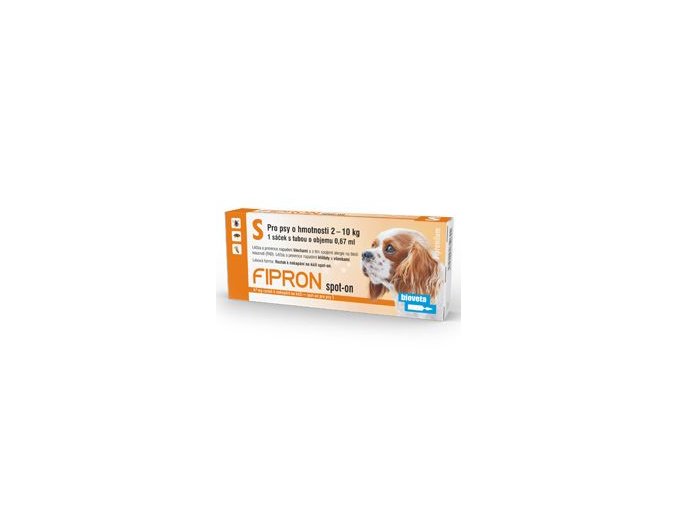 Fipron 67mg Spot-On Dog S sol 1x0,67ml